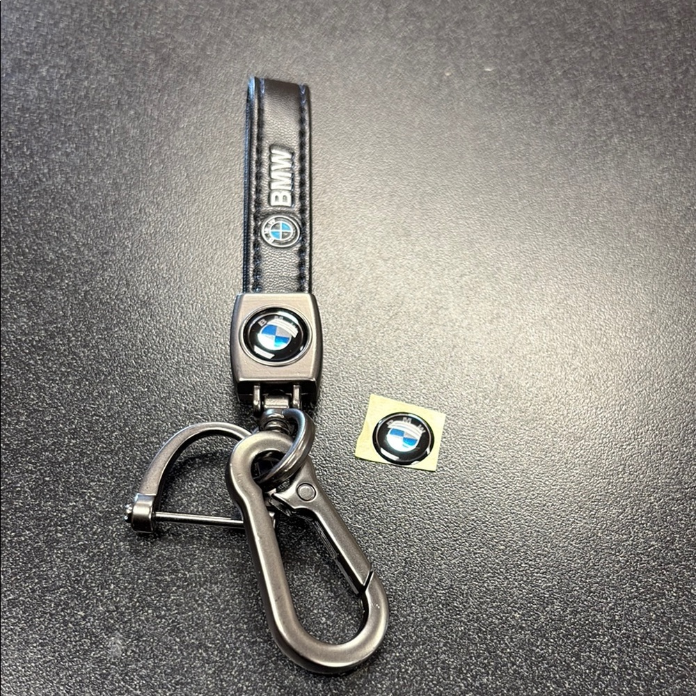 BMW Black and Blue Key Holder with Logo